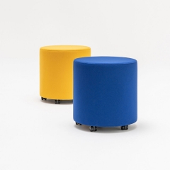 Pouf Mix - Rond sur roulettes