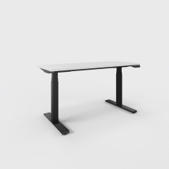 Table assis-debout L. 140 x P. 60 x H. 60-125cm électrique