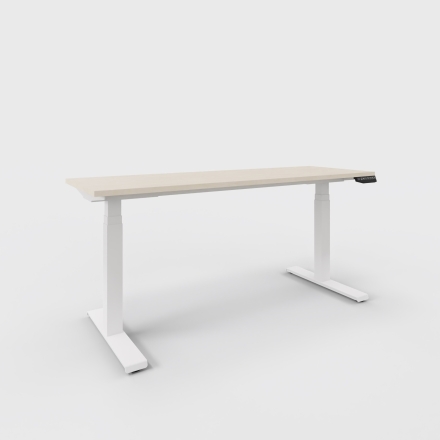 Table assis-debout L. 160 x P. 60 x H. 60-125cm électrique